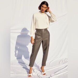 Aritzia Wilfred Ritual Elegant cream Formal Wedding Evening Blouse Size M